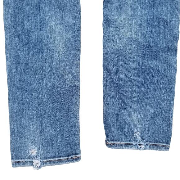 Distressed Jeans AEO Size 4 Super Stretch Denim American Eagle Outfitters Skinny - Picture 8 of 10